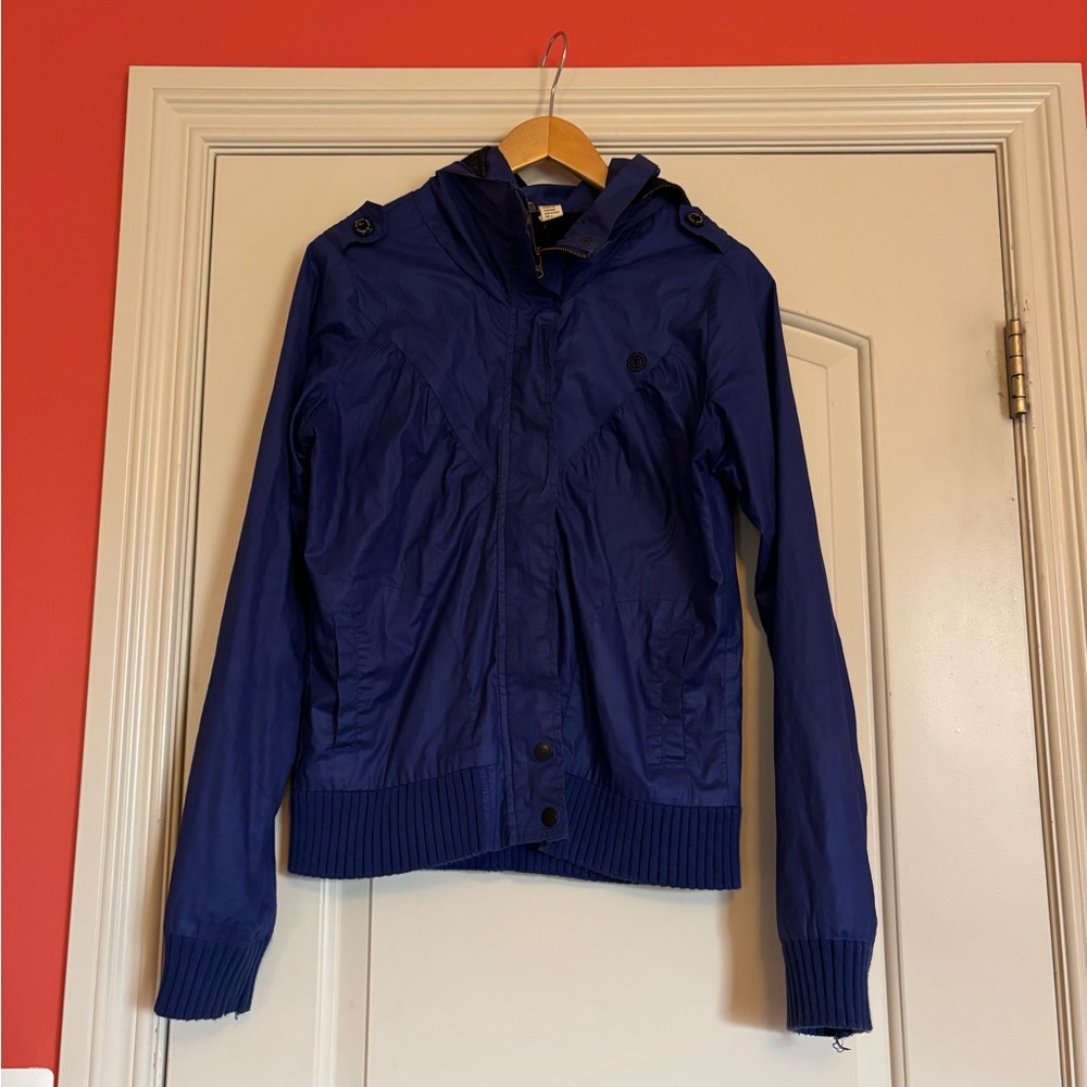 ELEMENT Blue Hooded Jacket. Women’s Medium